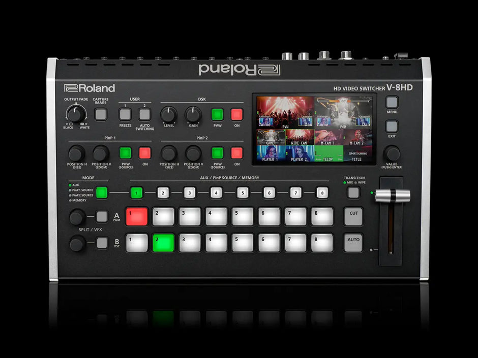Roland's V-8HD Compact Video Switcher 