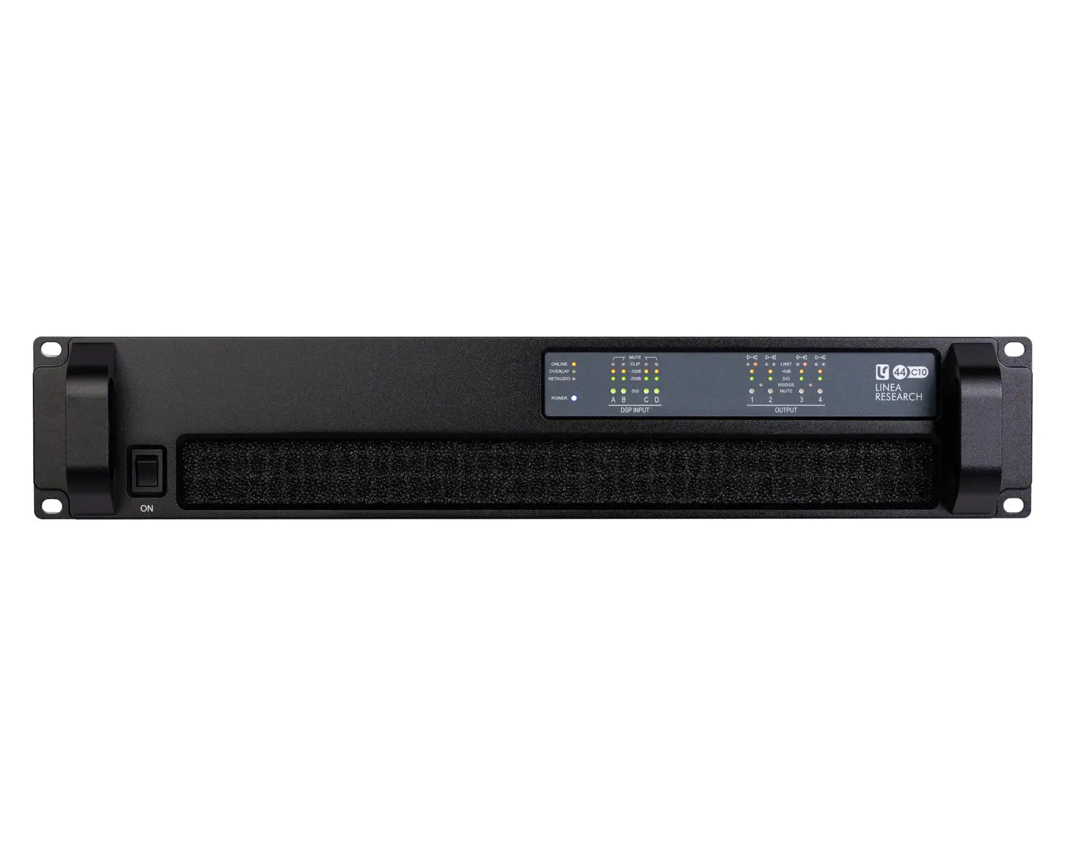44 C10 4-Channel DSP Power Amplifier 4x2500W @ 4/100V 2U