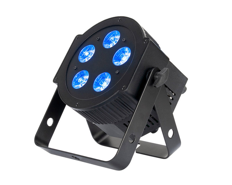 ADJ1226100363 - ADJ 5PX HEX PAR LED Fixture 5x12W HEX LED inc UV Black Image 1