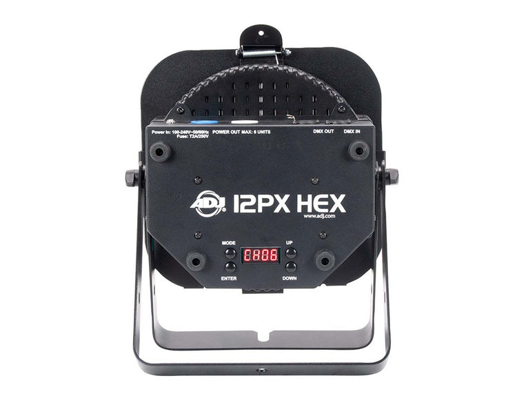 ADJ1226100365 - ADJ 12PX HEX PAR Can with 12x12W RGBAW and UV LEDs Black Image 2