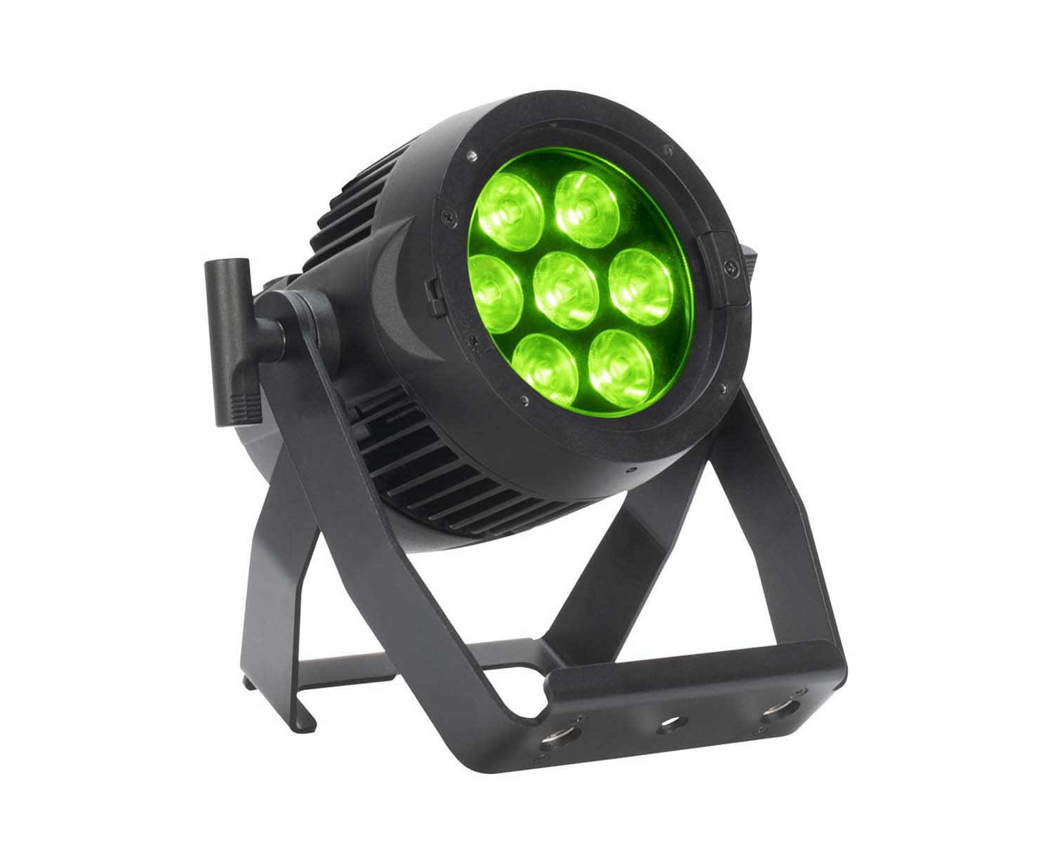 ADJ1226100383 - ADJ Encore LP7 IP LIME PAR 7x20W RGBL LEDs IP65 Rated Black Image 1