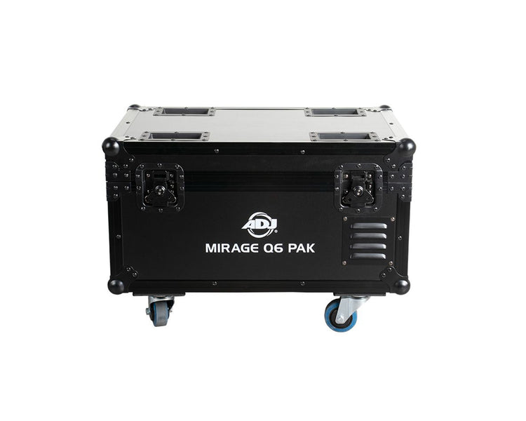 ADJ1226100422 - ADJ Mirage Q6 Pak LED Uplighter 6 in Charging Flightcase IP65 Black Image 7
