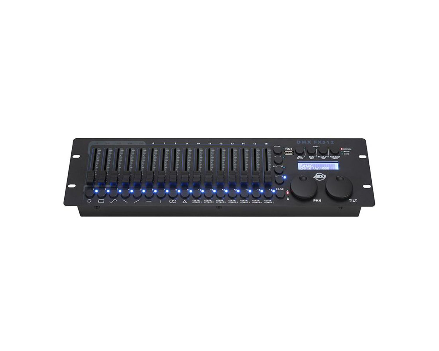ADJ1322000064 - ADJ DMX FX512 Rackmountable DMX Lighting Controller 1 Universe 3U Image 1