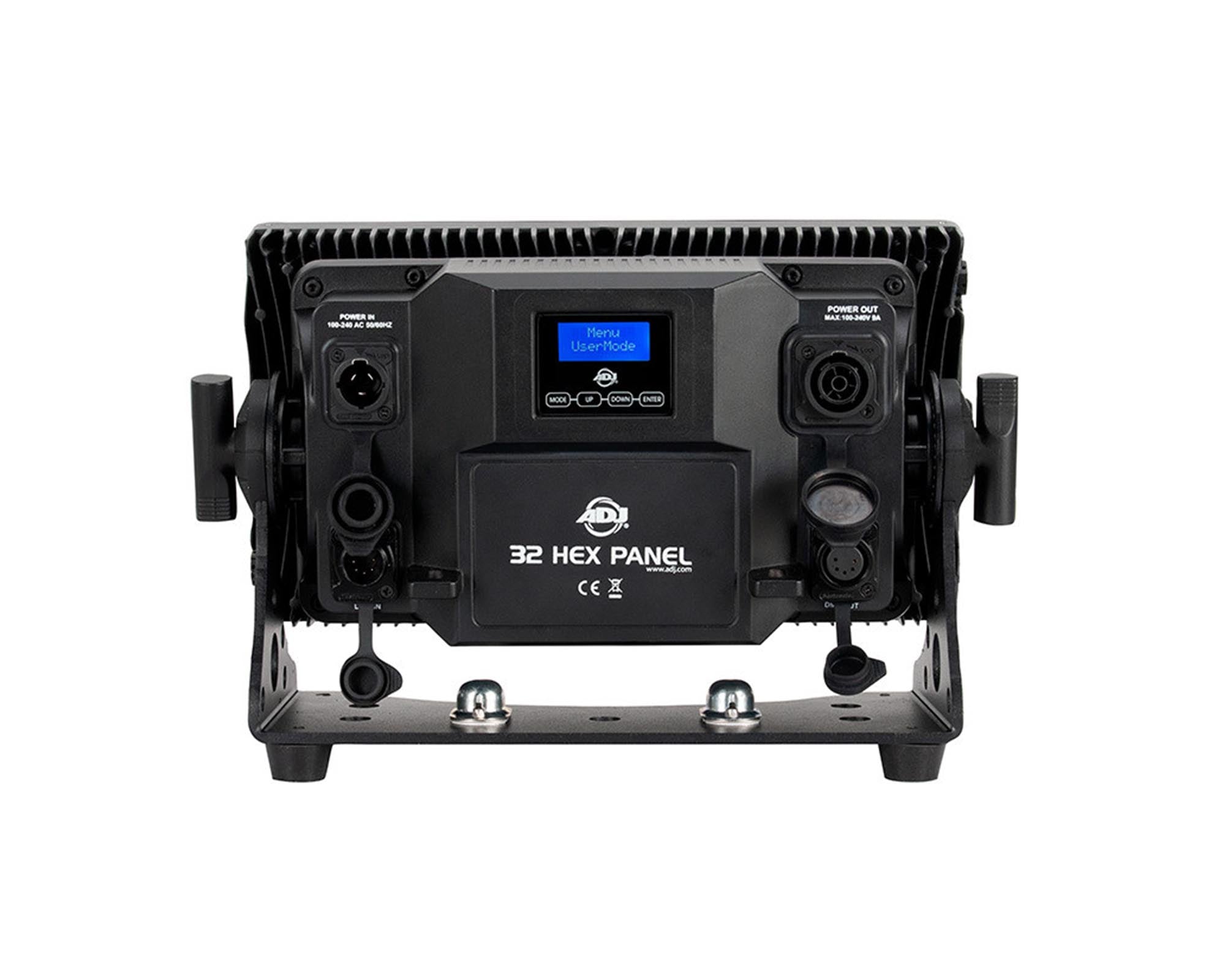 ADJ32HEX - ADJ 32 Hex Panel IP Wash or Blinder or Strobe 32x12W RGBWA Panel Image 2