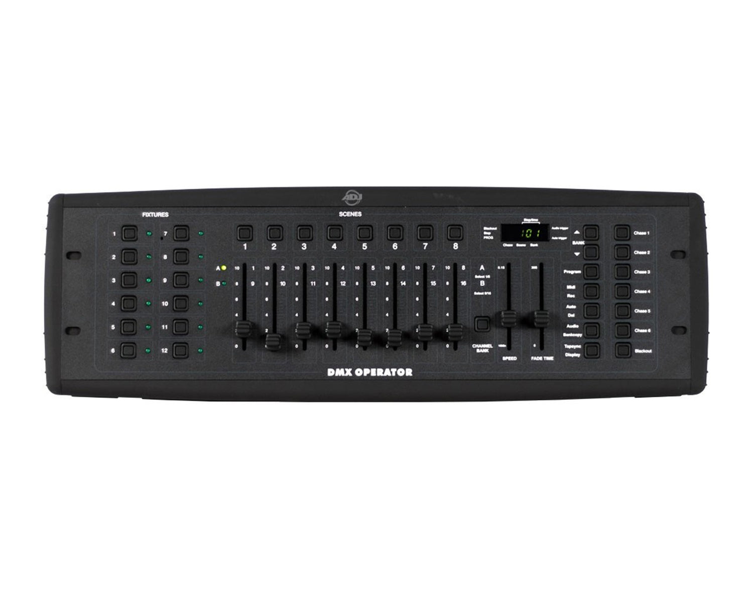 ADJDMXO1 - ADJ DMX Operator 1 Controller for 12 Fixtures or 192 DMX Channels 3U Image 1