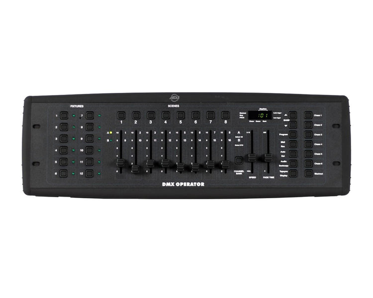 ADJDMXO1 - ADJ DMX Operator 1 Controller for 12 Fixtures or 192 DMX Channels 3U Image 1