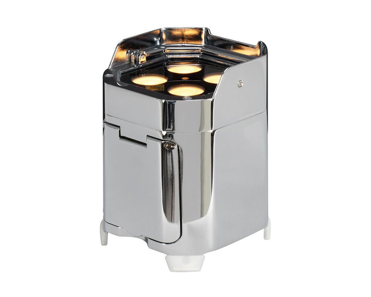 ADJELEH6PAKC - ADJ Element H6 Pak LED Uplighter 6 in Charging Flightcase IP54 Chrome Image 3