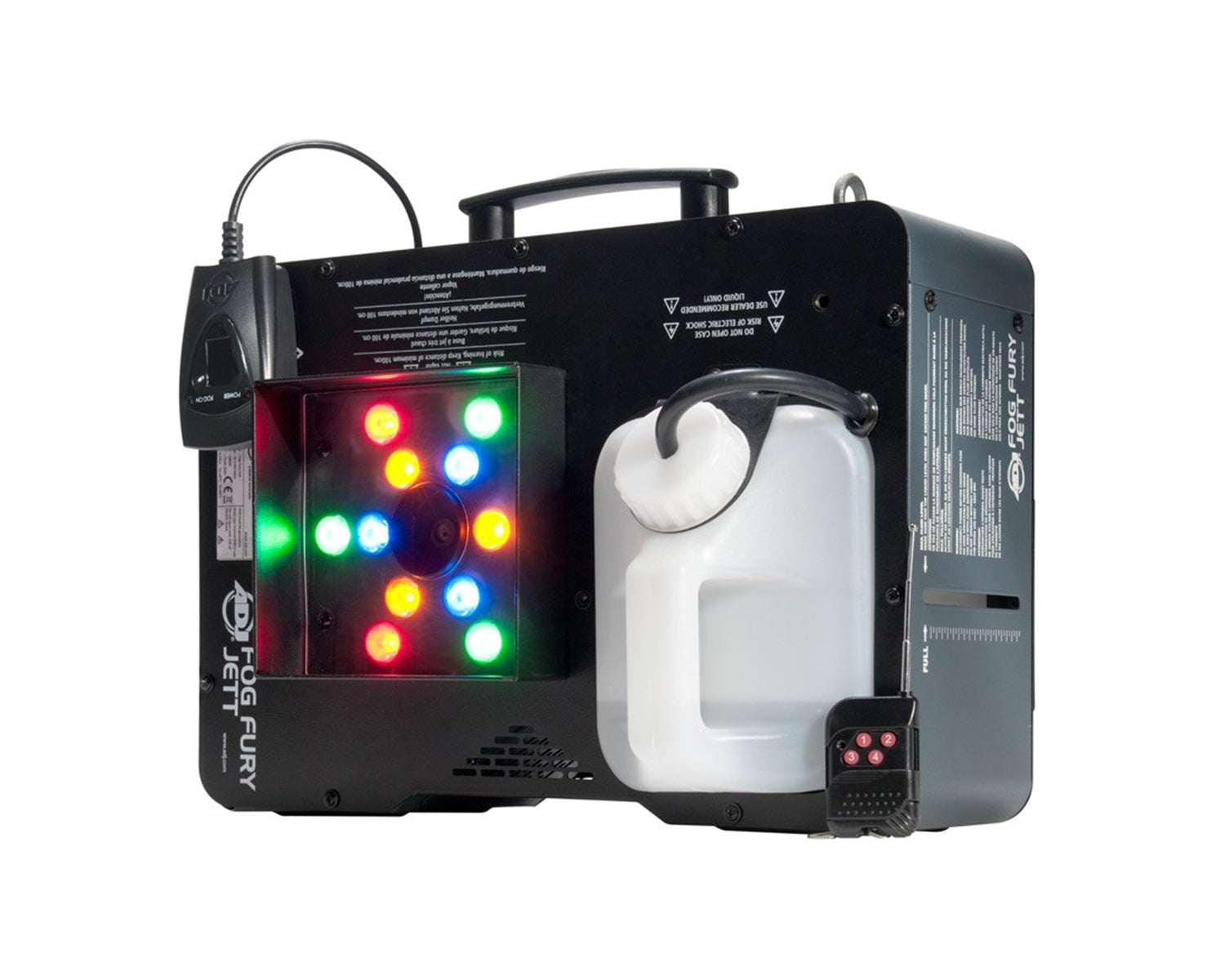 ADJFFJ - ADJ Fog Fury Jett High Velocity Vertical Fog with 12x3W RGB LEDs Image 1
