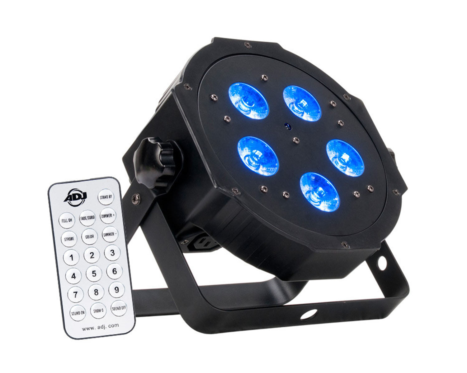 ADJMHPAR - ADJ Mega HEX PAR Compact Low Profile PAR 5x 6W RGBAW and UV LEDs Image 1