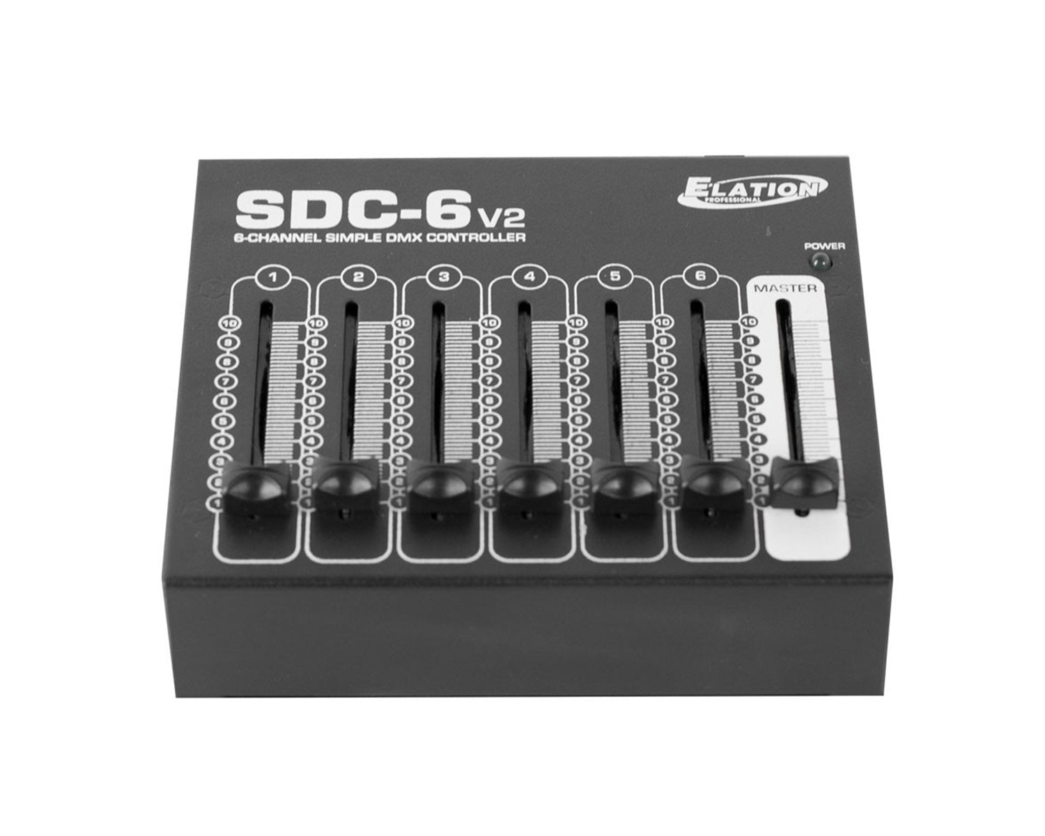 ADJSDC6 - ADJ SDC 6 Faderdesk V2 6 Direct Channel Fader Controller Image 1