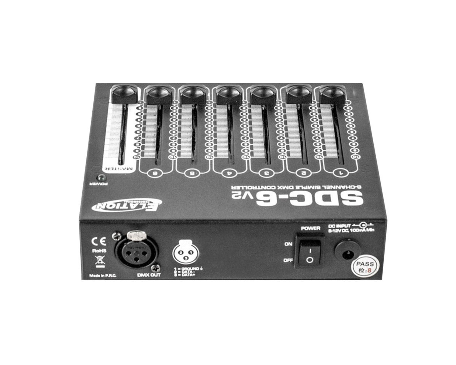 ADJSDC6 - ADJ SDC 6 Faderdesk V2 6 Direct Channel Fader Controller Image 2
