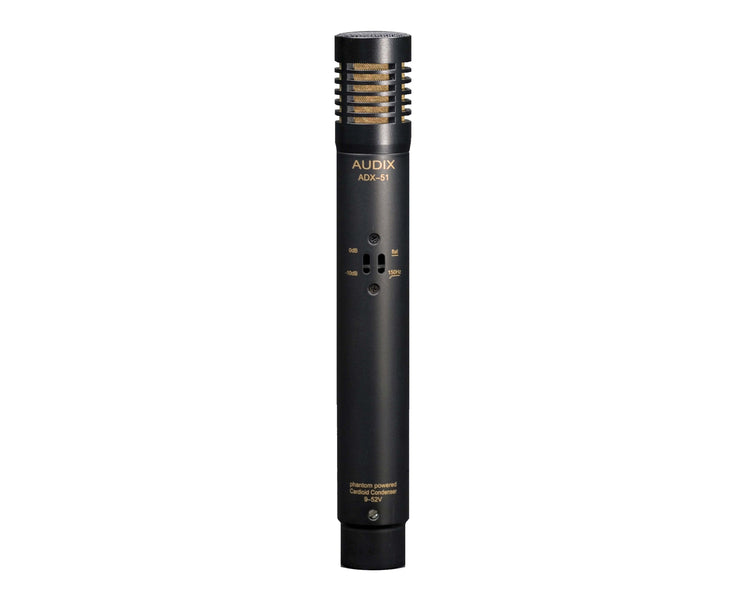 ADXADX51 - Audix ADX51 Pre Polorised Cardioid Condenser Cymbal and Instr Mic Image 1