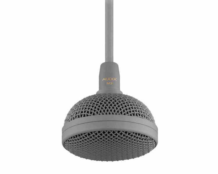 ADXAXM3 - Audix M3 or G Hanging Hypercardioid Mic with Junction Box Grey Image 1