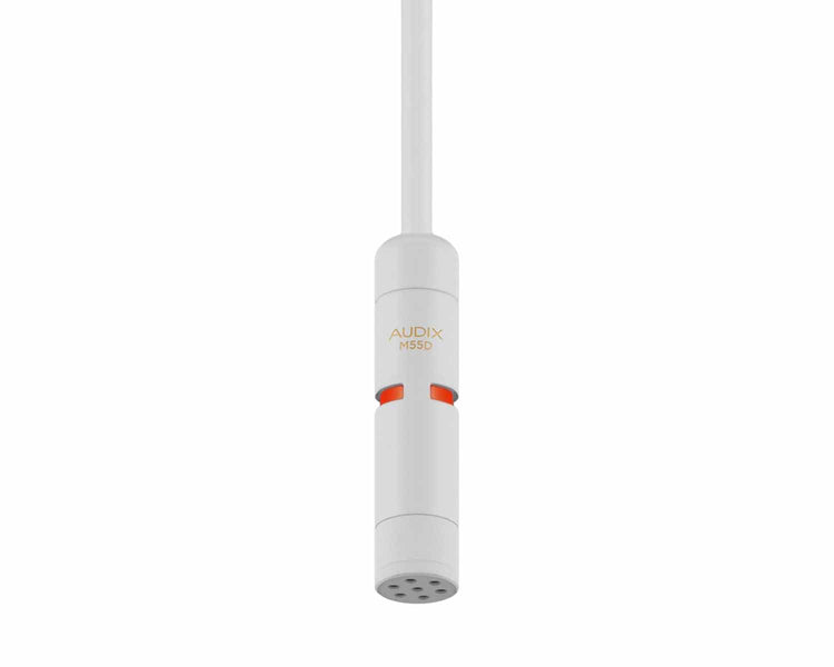 ADXAXM55WD - Audix M55W or D Hanging Ceiling Mic Supercardioid for Dante White Image 1