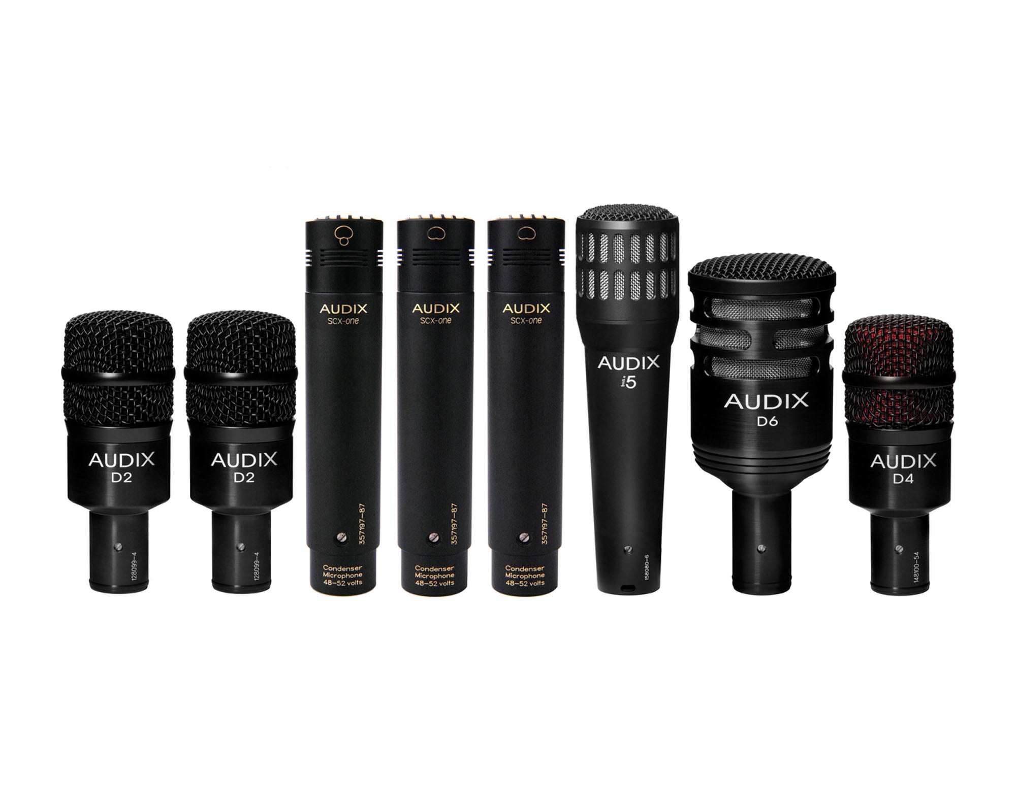 ADXDPELITE8 - Audix DP Elite 8 Mic Drum Pack Inc Case 8 Piece Microphone Set Image 2