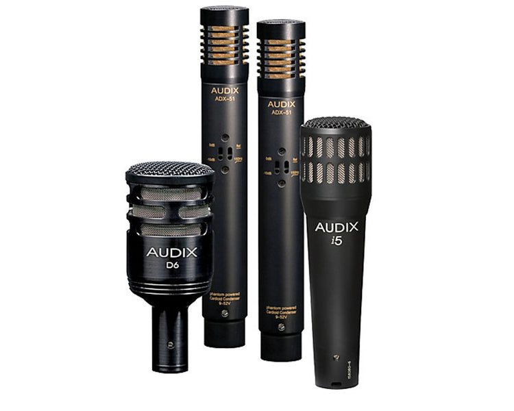 ADXDPQ - Audix DP QUAD Microphone Drum Pack Inc Case (1xi5 or 1xi6 or 2xADX5) Image 3
