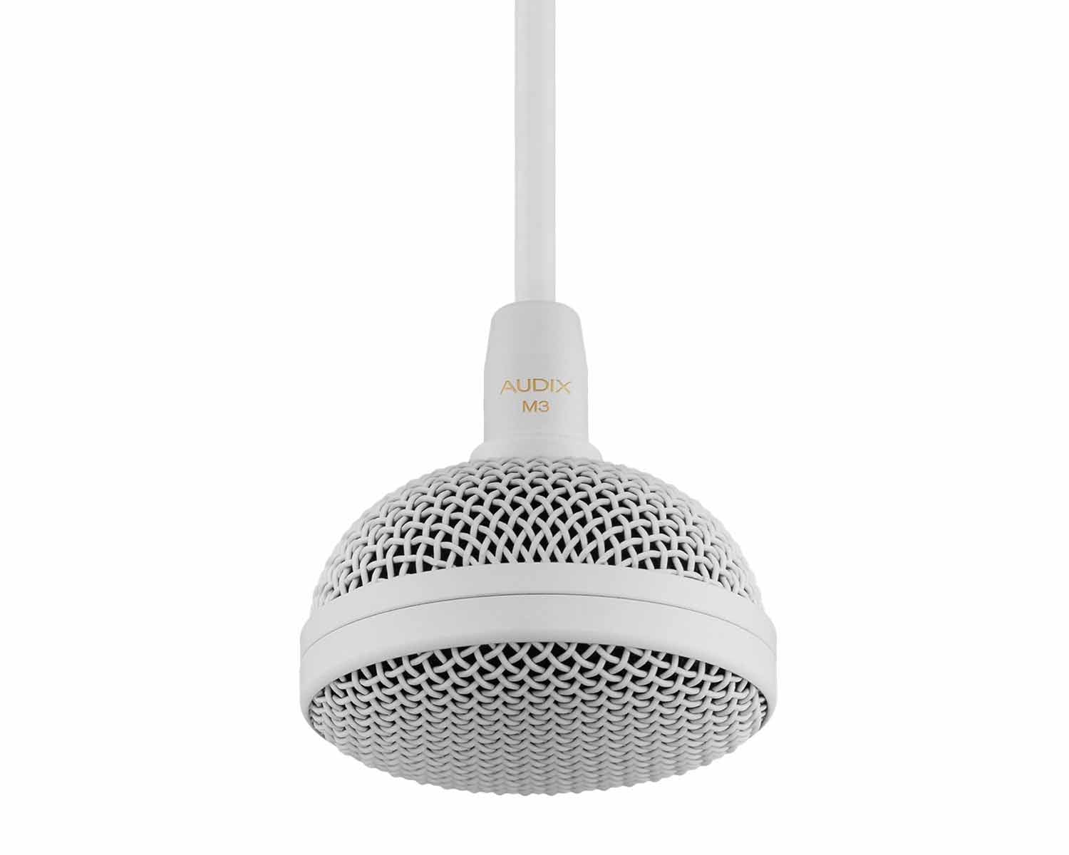 ADXM3WHM - Audix M3WHM Tri Element Hanging Ceiling Microphone White Image 1