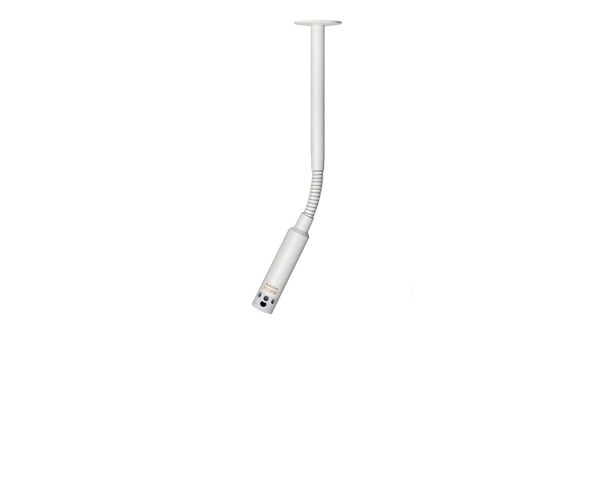 ADXM40WHC6 - Audix M40W6HC 6inch Hypercardioid Hanging Gooseneck Ceiling Microphone Image 1