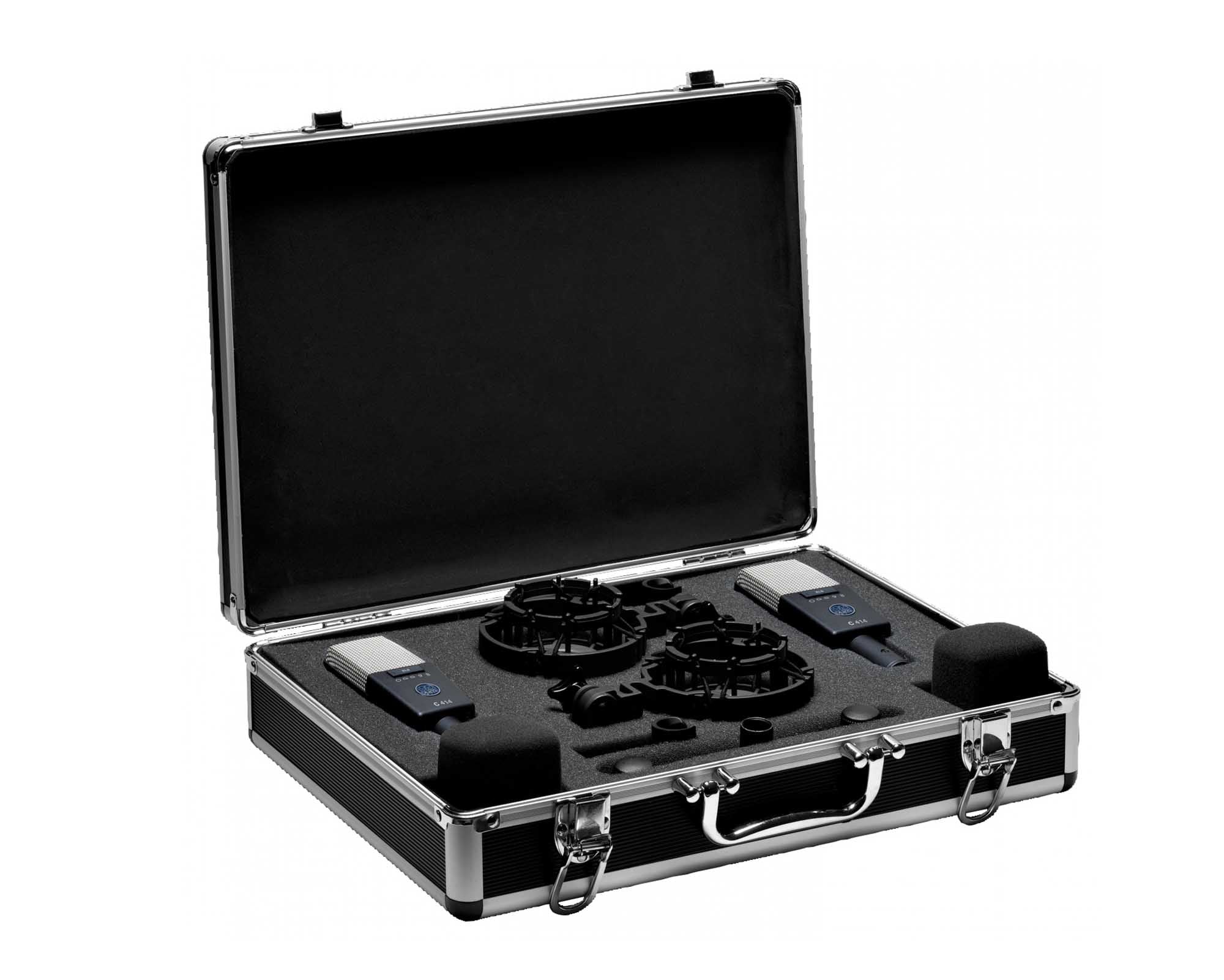 AKGC414XLSS - AKG C414XLS or ST Stereo Pair of C414XLS Condenser Mic Image 1