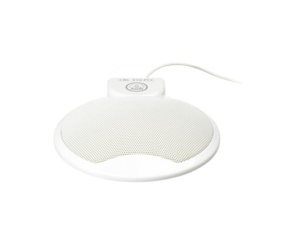 AKGCBL410W - AKG CBL410 PCC Microphone for PC or Laptop 3.5mm Jack WHITE Image 1