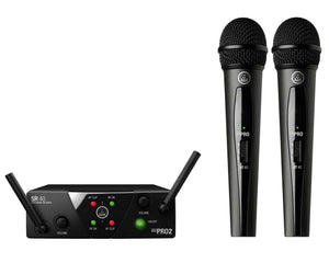 AKGWMS40D7 - AKG WMS40 MINI Dual Handheld Wireless Mic System ISM2 or 3  Image 1