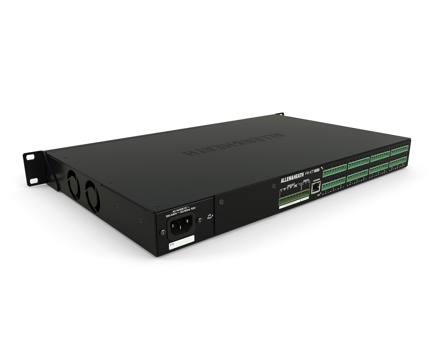 ALLAHM32 - Allen & Heath AHM 32 32x32 Digital Matrix Inc 12x12 Local Analogue I or O 1U Image 4