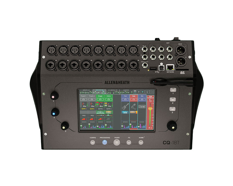 ALLCQ18T - Allen & Heath CQ 18T Ultra Compact Digital Mixer with Wi Fi 18in or 8out  Image 2