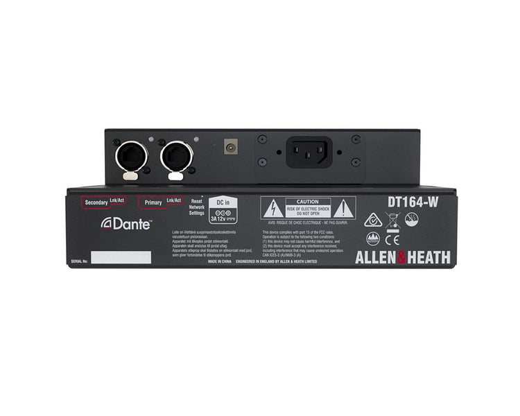 ALLDT164W - Allen & Heath DT164W Dante I or O Expander 96kHz 16in or 4out for dLive and SQ Image 6