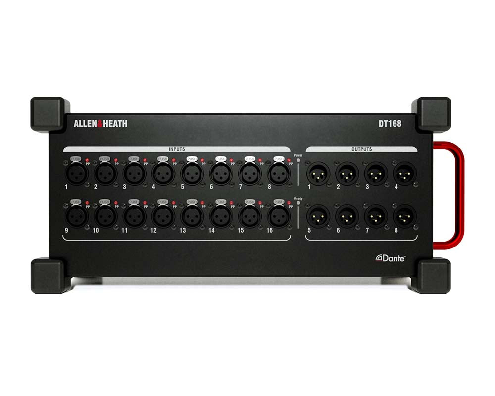 ALLDT168 - Allen & Heath DT168 Dante I or O Expander 96kHz 16in or 8out for dLive and SQ Image 1