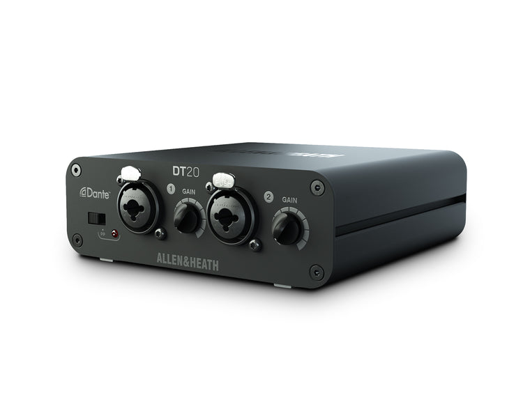 ALLDT20PSU - Allen & Heath DT20 Dante Input Interface 2 Combo XLR Jack In Including PSU Image 1