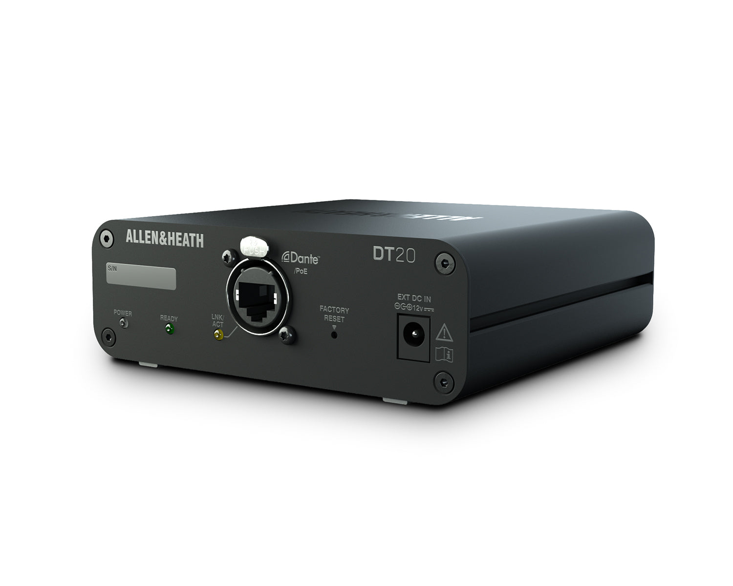 ALLDT20PSU - Allen & Heath DT20 Dante Input Interface 2 Combo XLR Jack In Including PSU Image 2