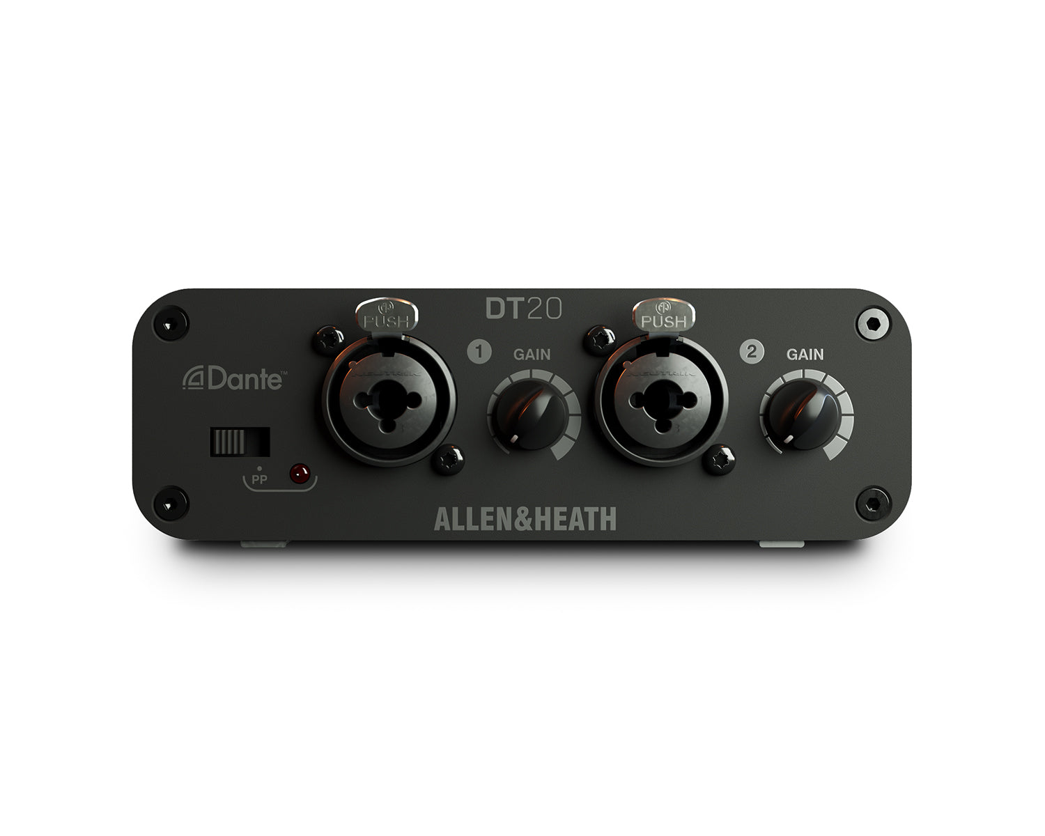ALLDT20PSU - Allen & Heath DT20 Dante Input Interface 2 Combo XLR Jack In Including PSU Image 3