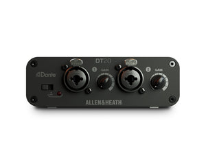 ALLDT20PSU - Allen & Heath DT20 Dante Input Interface 2 Combo XLR Jack In Including PSU Image 3