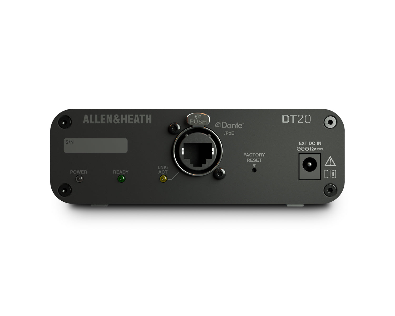 ALLDT20PSU - Allen & Heath DT20 Dante Input Interface 2 Combo XLR Jack In Including PSU Image 4