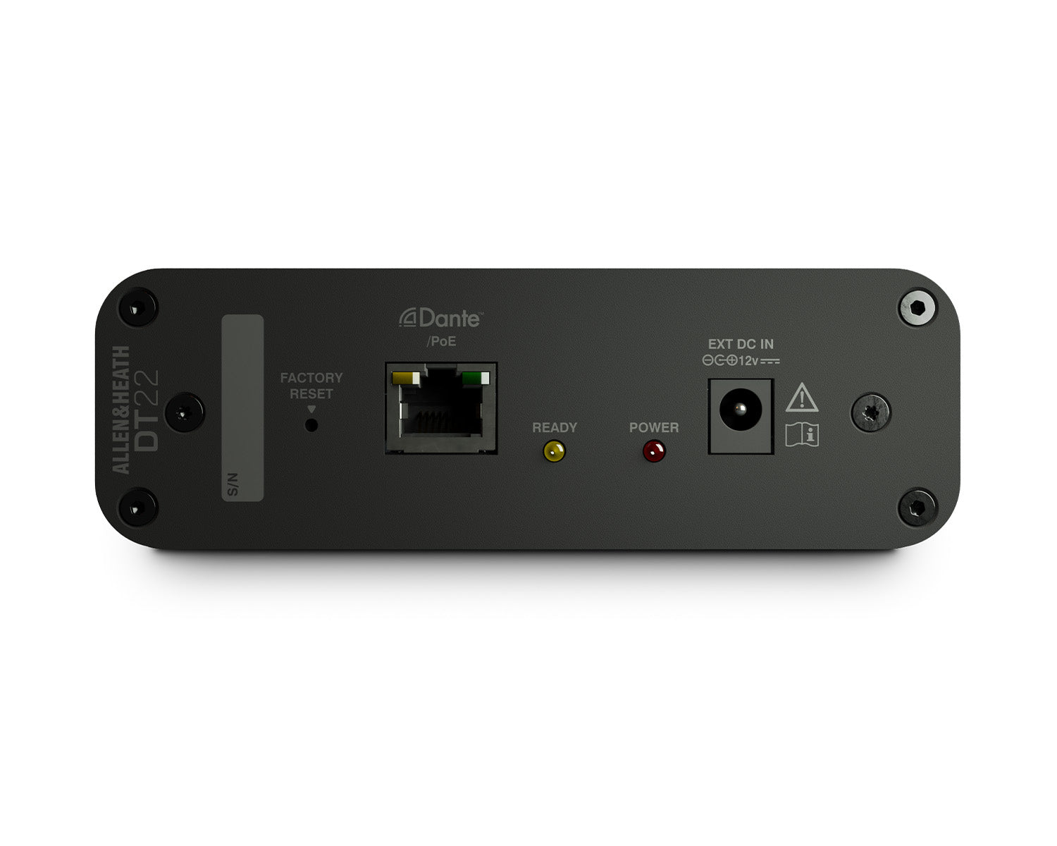 ALLDT22 - Allen & Heath DT22 Dante Input or Output Interface 2 In or 2 Out Pheonix Ex PSU Image 4