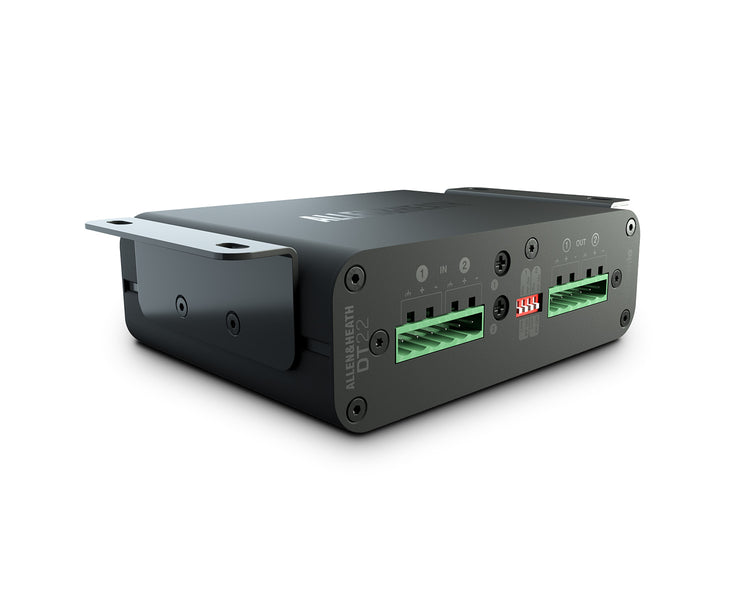 ALLDT22 - Allen & Heath DT22 Dante Input or Output Interface 2 In or 2 Out Pheonix Ex PSU Image 5