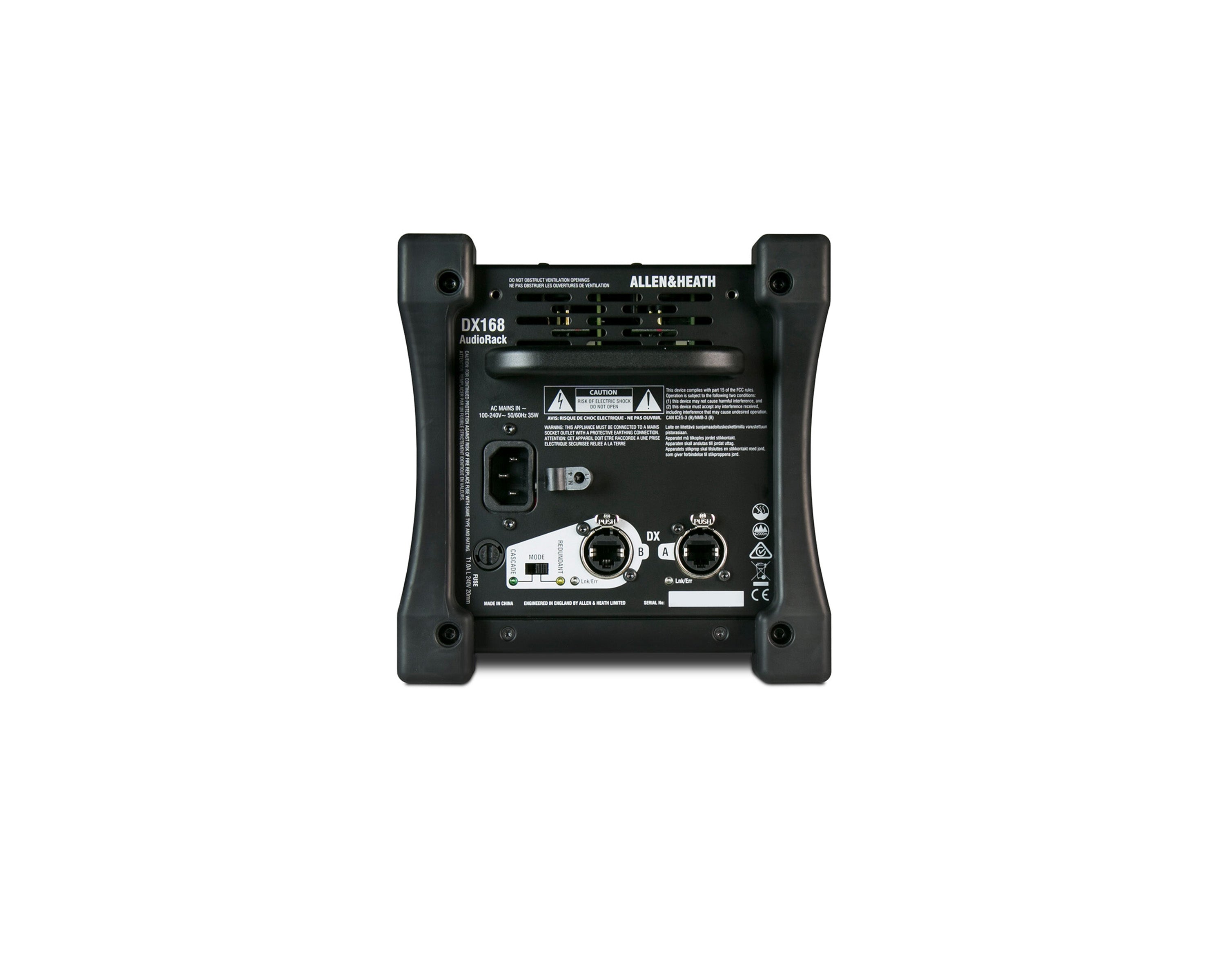 ALLDX168 - Allen & Heath DX168 Portable DX Expander 96kHz 16in or 8out for dLive and SQ Image 3