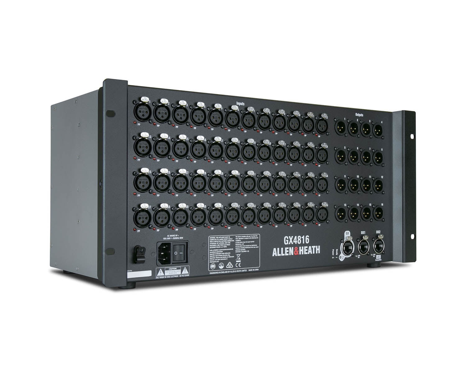 ALLGX4816 - Allen & Heath GX4816 I or O Expander 96kHz 48in or 16out for dLive and SQ Consoles 5U Image 2