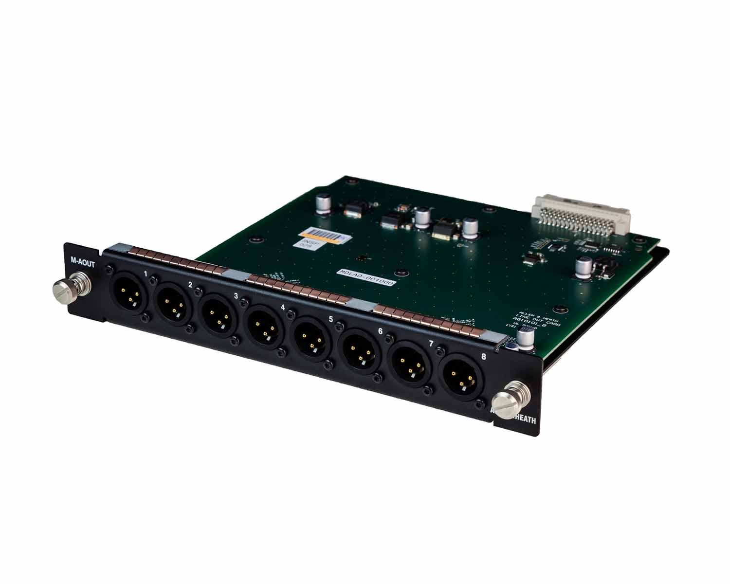 ALLMAOUT - Allen & Heath MAOUT Output Module 8CH XLR Line Level for DX32 dLive Image 1
