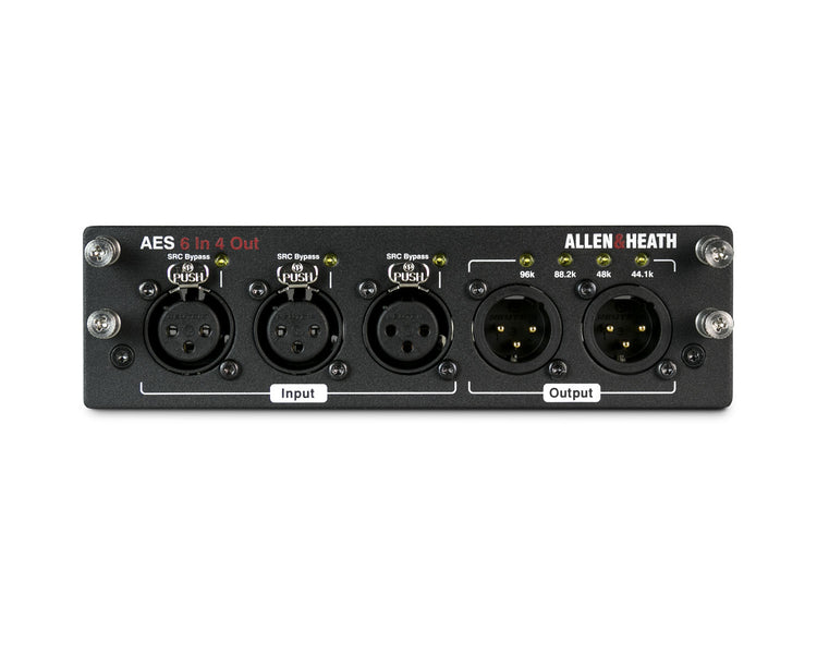 ALLMDLAES416OA - Allen & Heath MDLAES4I6OA AES3 Audio Digital I or O Card 6in or 4out for dLive Image 1