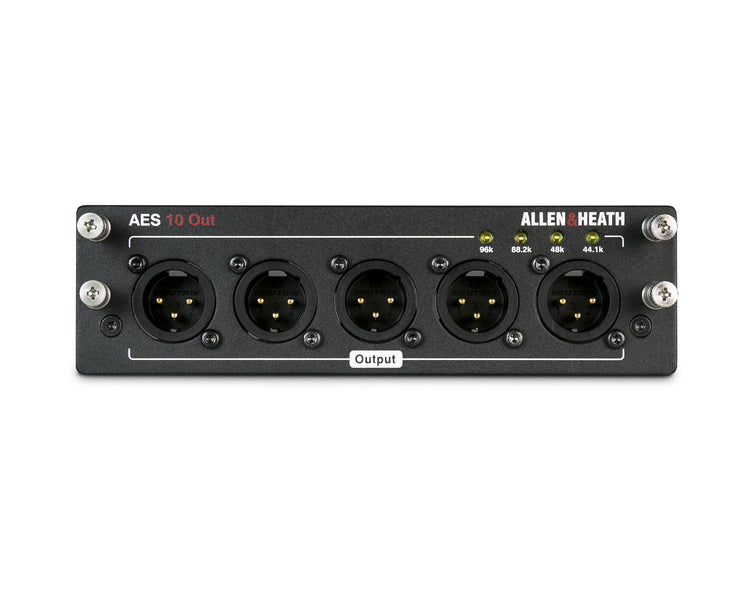 ALLMDLAES6I4OA - Allen & Heath MDLAES6I4OA AES3 Audio Digital I or O Card 10out for dLive Image 1