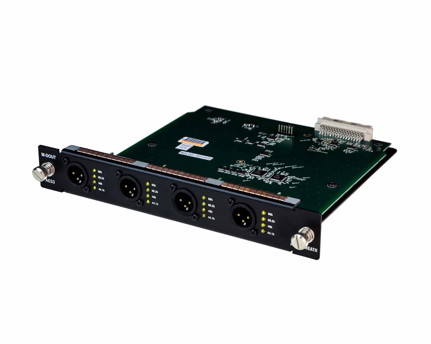 ALLMDOUT - Allen & Heath MDOUT Output Module 4x Stereo AES3 XLR 96kHz for DX32 dLive Image 1