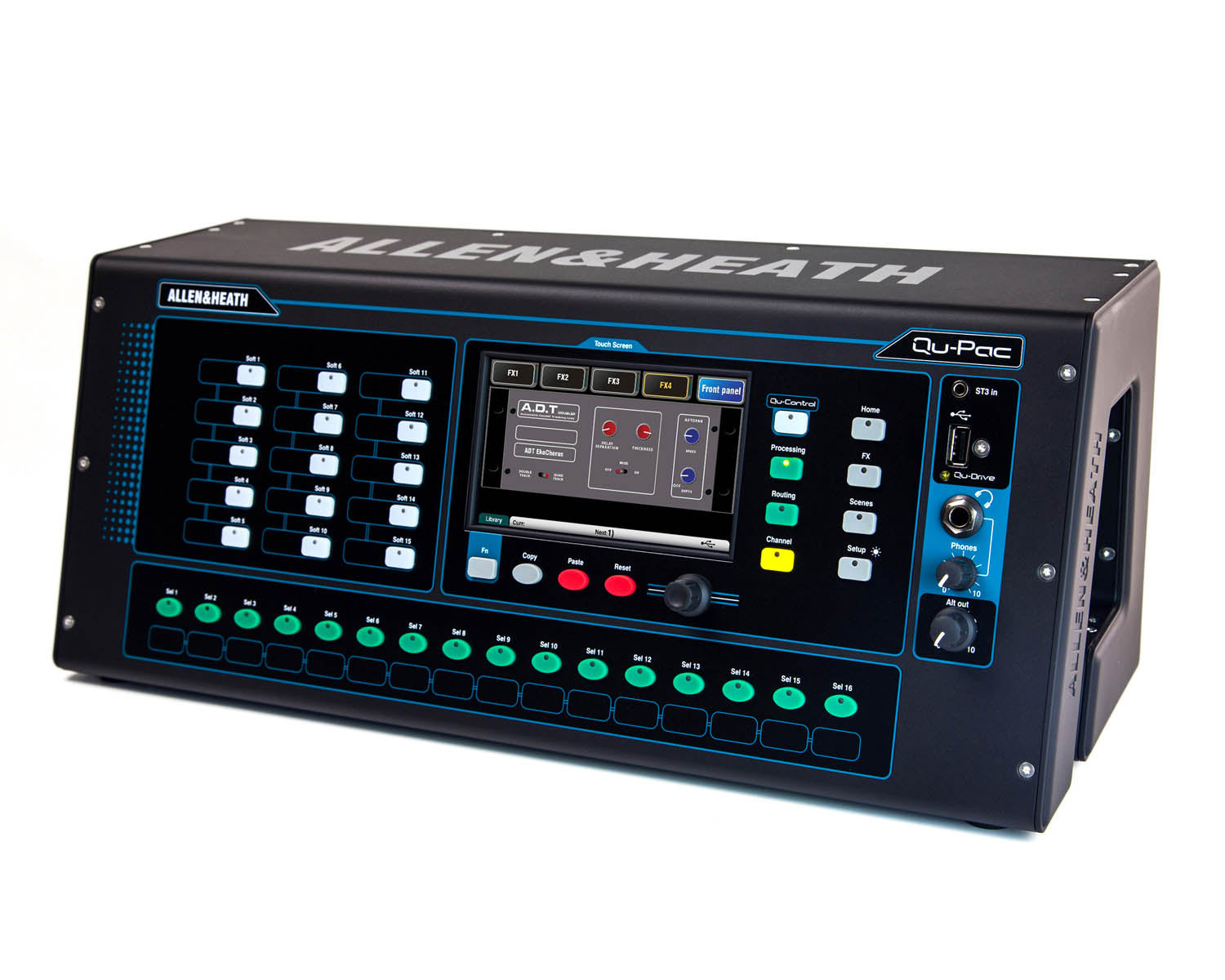 ALLQUPAC - Allen & Heath QUPAC 22IN or 12OUT Portable Digital Mixer with Wireless Control Image 1