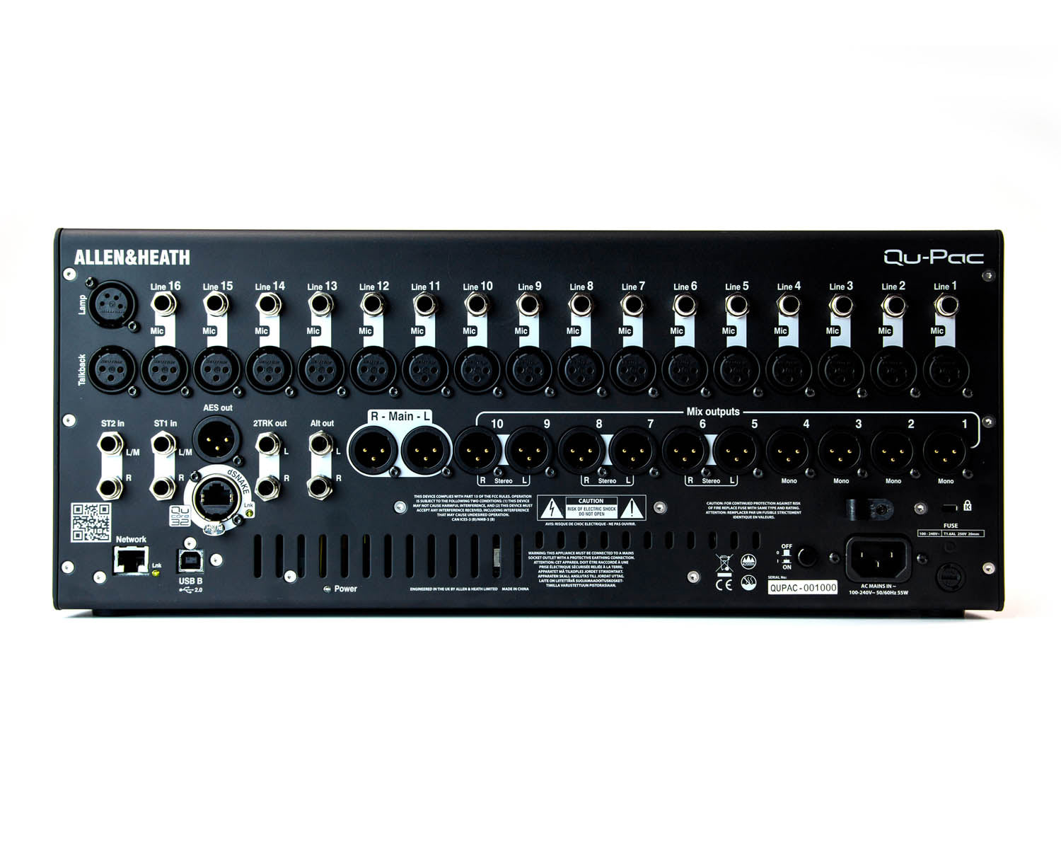 ALLQUPAC - Allen & Heath QUPAC 22IN or 12OUT Portable Digital Mixer with Wireless Control Image 2