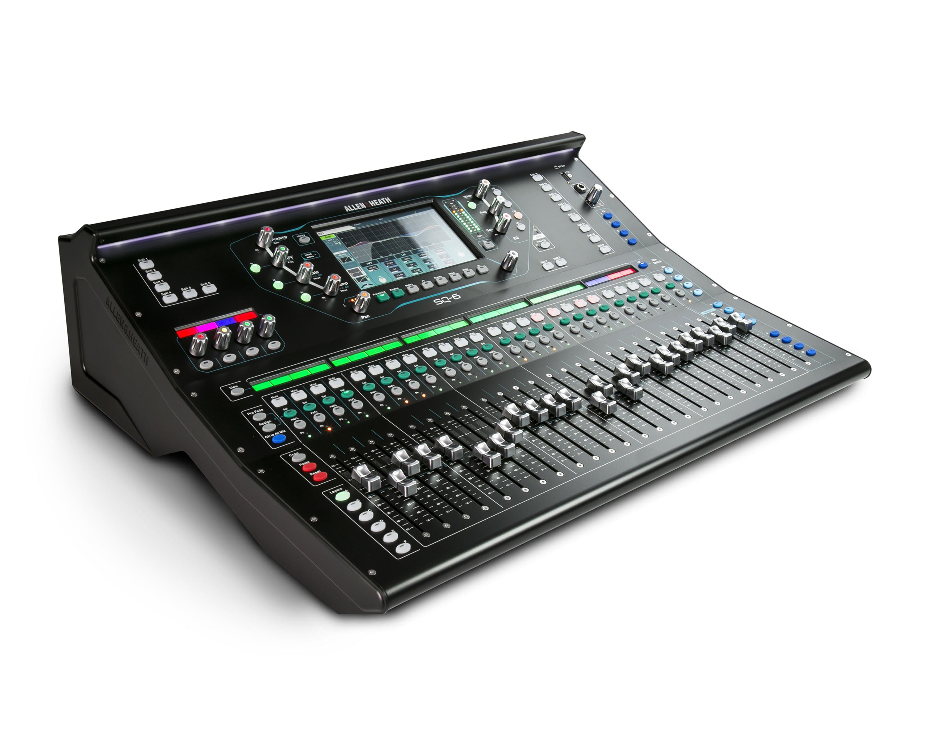 ALLSQ6 - Allen & Heath SQ6 48 Channel 96kHz Digital Mixer 24 Onboard PreAmps Image 1