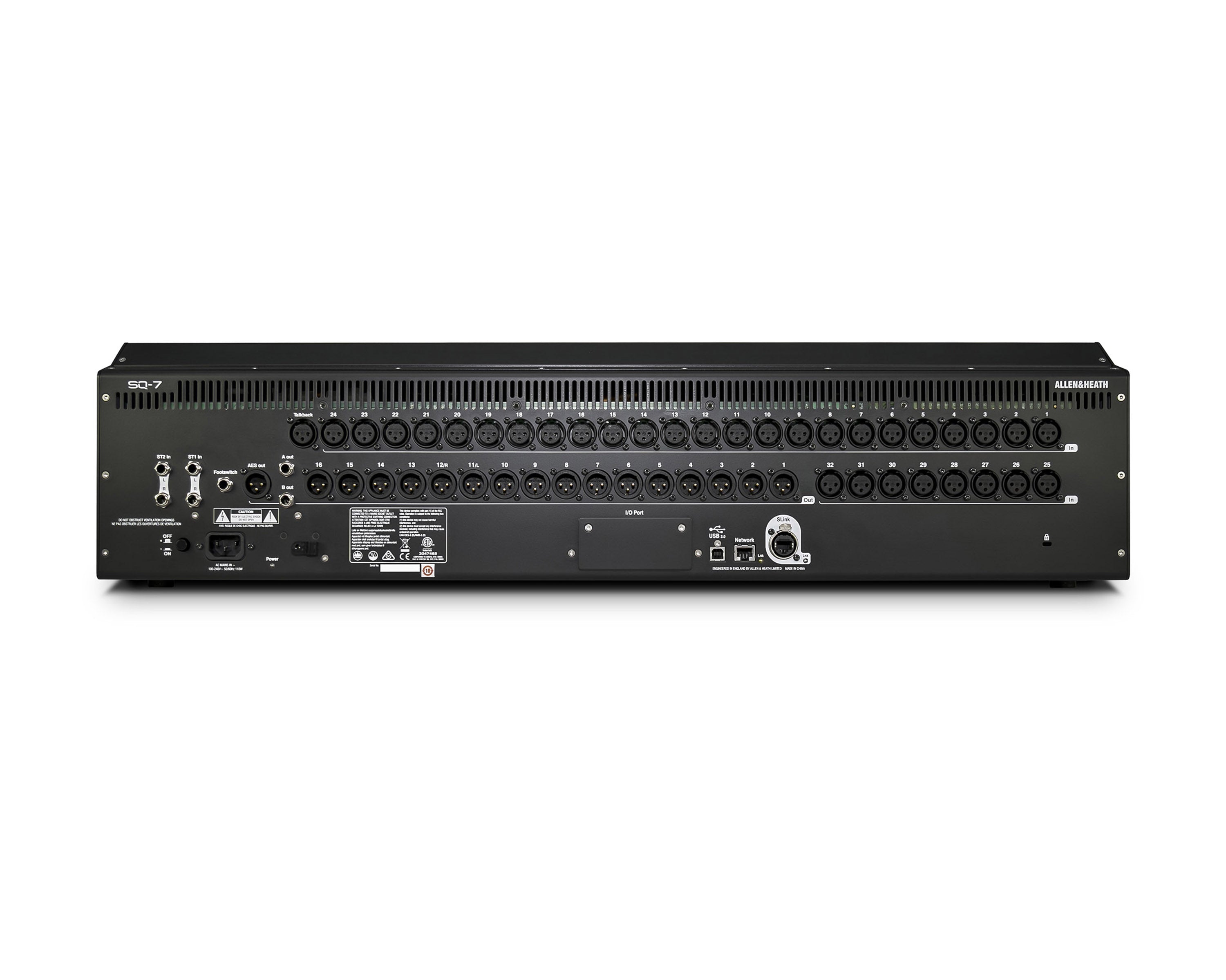 ALLSQ7 - Allen & Heath SQ7 48 Channel 96KHz Digital Mixer 32 Onboard PreAmps Image 4