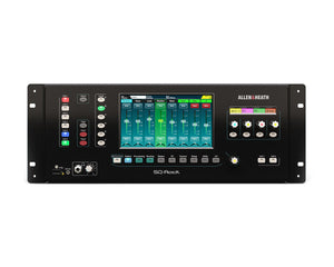 ALLSQRACK - Allen & Heath SQ Rack 48 Channel 96kHz Rackmount Digital Mixer 16 PreAmps 4U Image 2