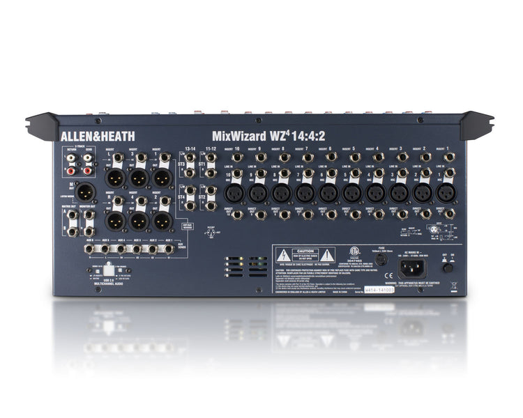 ALLWX414422 - Allen & Heath WZ414:4:2 Mix Wizard 4 14:4:2 All Purpose Rack Mount Mixer Image 3