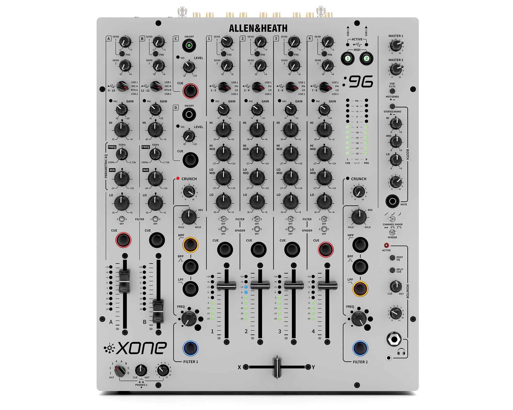 ALLXONE96 - Allen & Heath XONE 96 6 and 2Ch Club Mixer with 32bit USB Soundcard Image 3