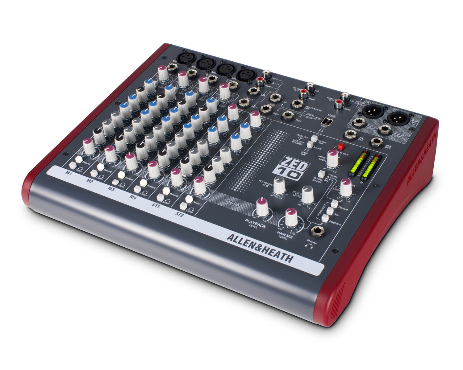 ALLZ10 - Allen & Heath ZED10 4 Mic or Line 2 Stereo i or p USB and AmpliTube X Gear SW Image 1
